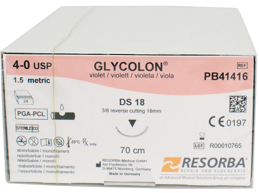 Glycolon violet 4/0 DS18 70cm 2Dtz