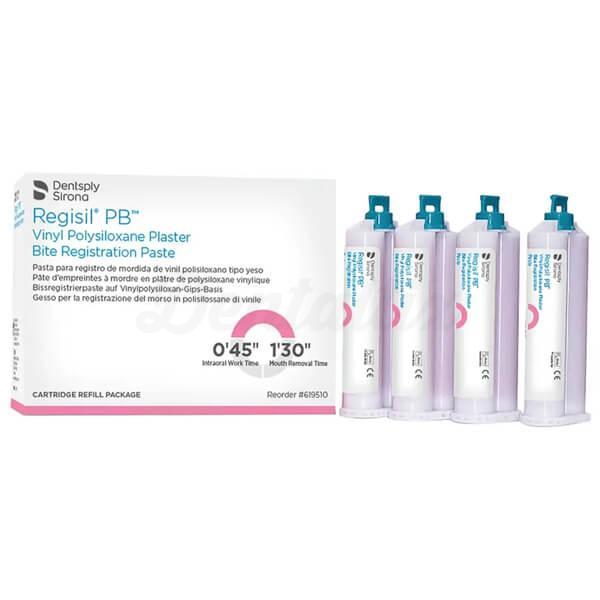 Regisil PB : Matériau d'enregistrement de l'occlusion en cartouches (50 ml)