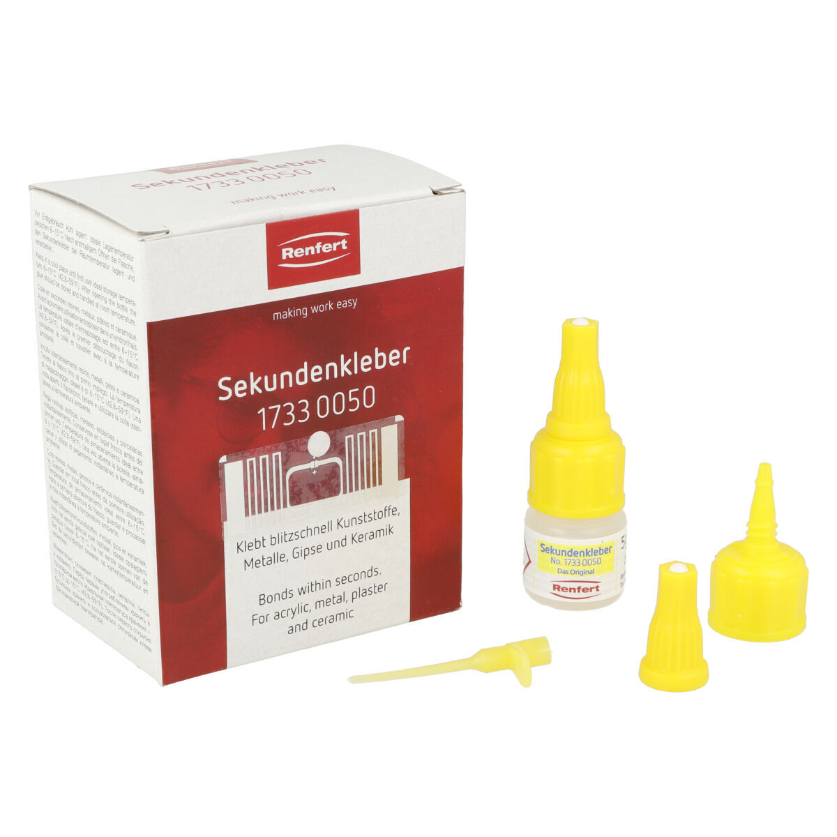 Renfert Super glue multifonctionnelle - 6 x 5g