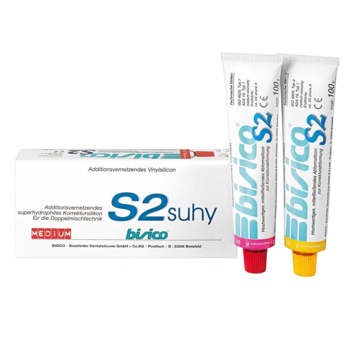 Silicone A Bisico S2 Suhy Medium, tubes (2 x 100 g)