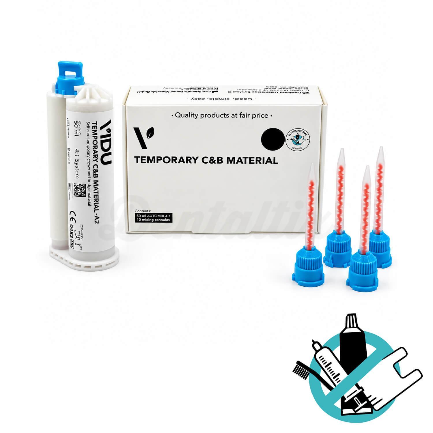 C&B Matériau bicomposant pour les restaurations provisoires (cartouche de 50 ml)