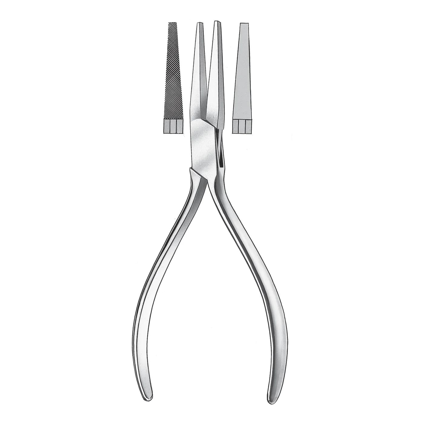 Pince A Mors Plats Et Rond Striee Cm 1309