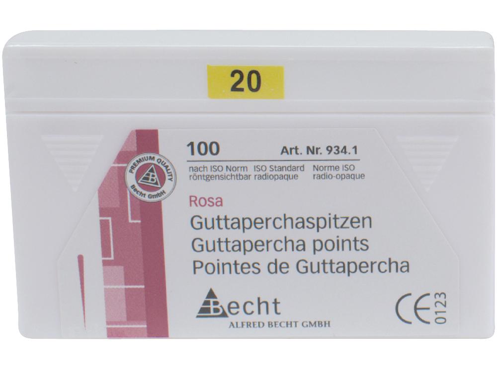Pointes de gutta-percha 934 Gr.20 Pa