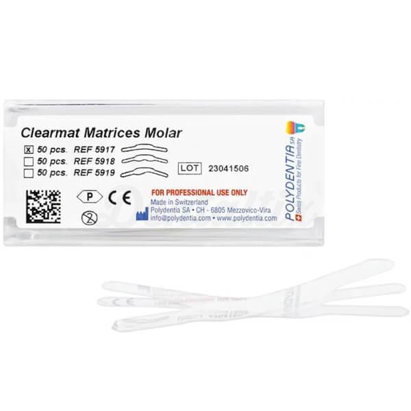 Clearmat : Matrices transparentes en polyester pour molaires