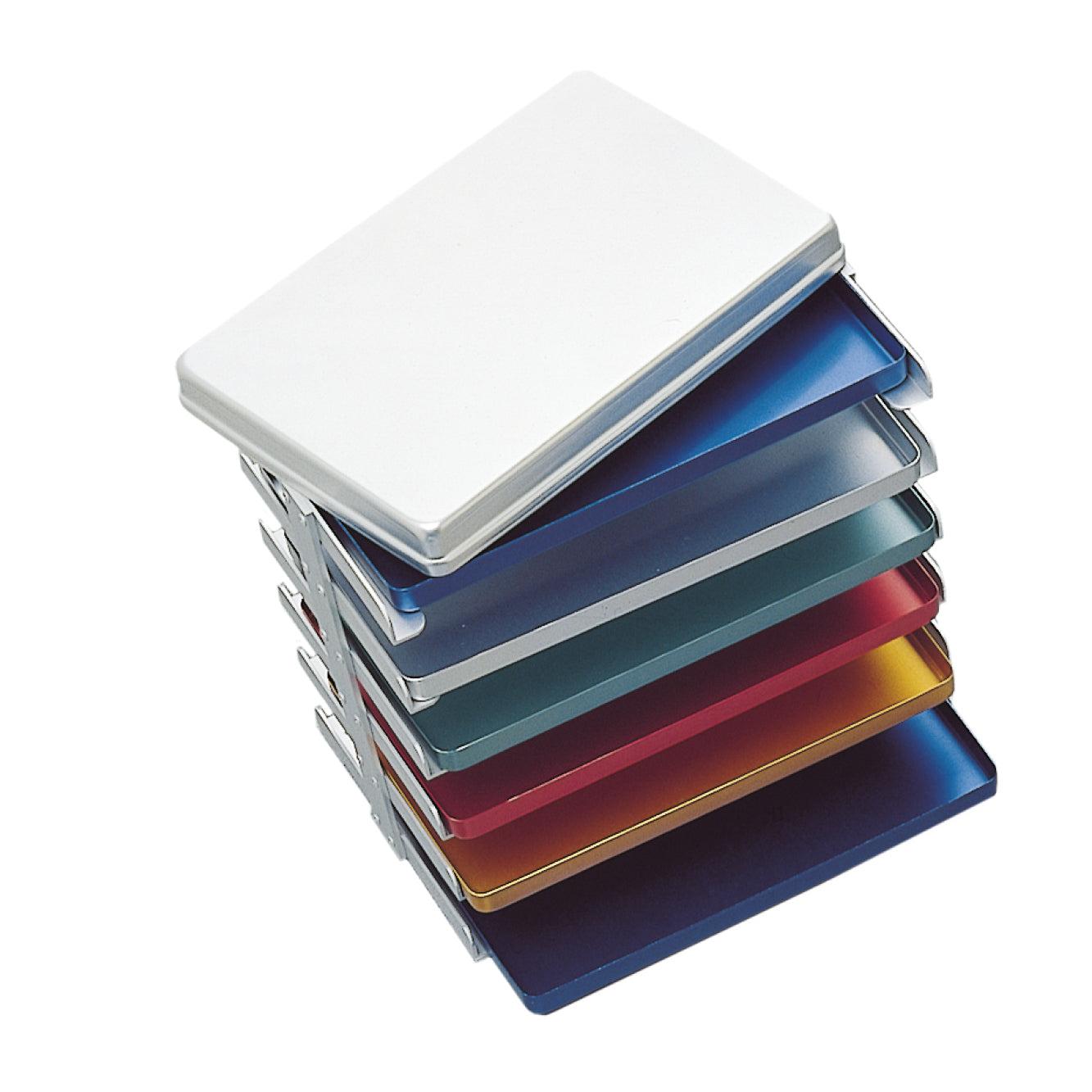 Larident Maxi support aluminium pour 6 plateaux (18 x 28 cm)