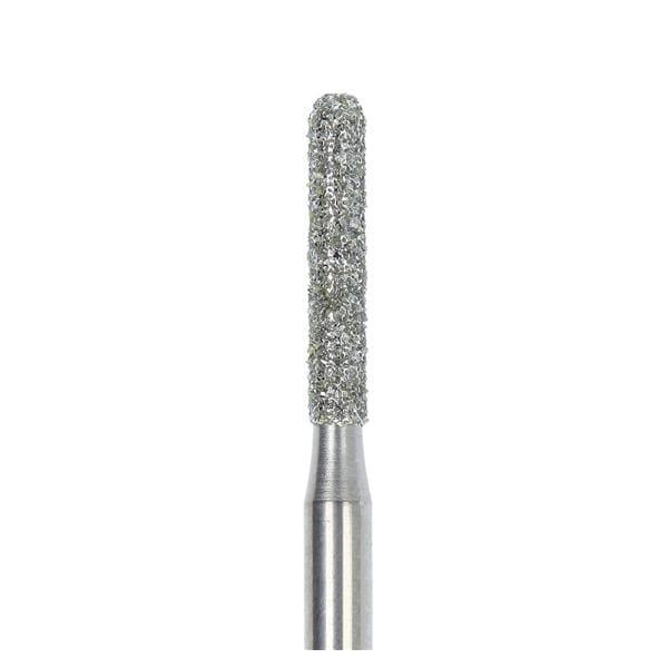 Fraises diamantées FG 141 cylindrique ronde - ISO 018, moyen, 5 pcs