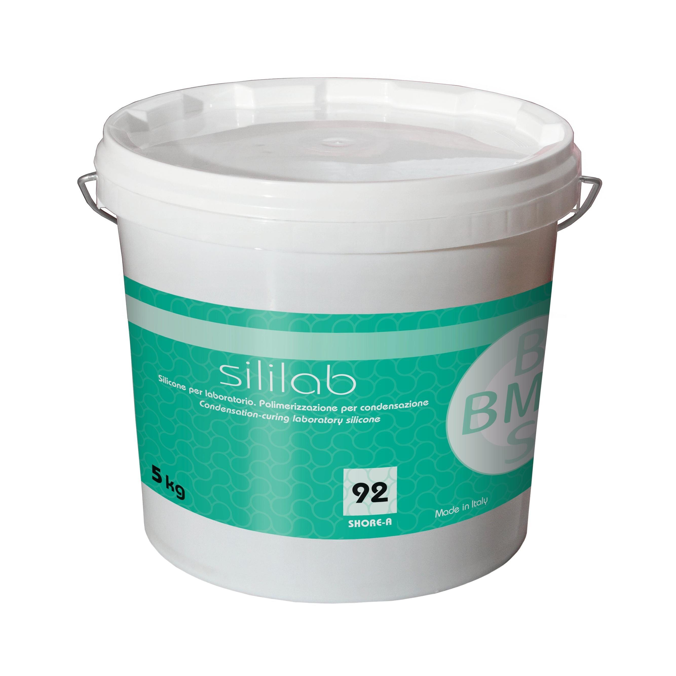 BMS SILILAB silicone par condensation putty de laboratoire 80 et 92 Shore A (5 kg)