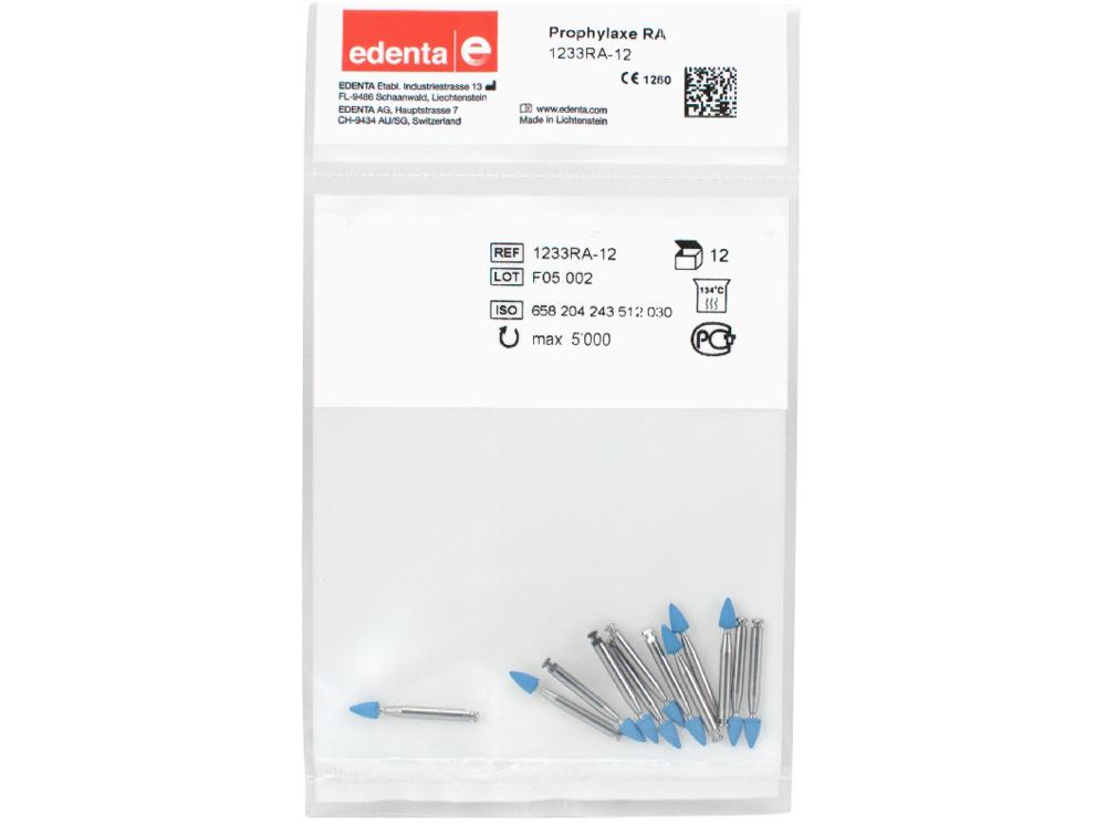 Edenta Pointes de polissage sans pâte à polir CA minitip 6,0mm Ø 0,30