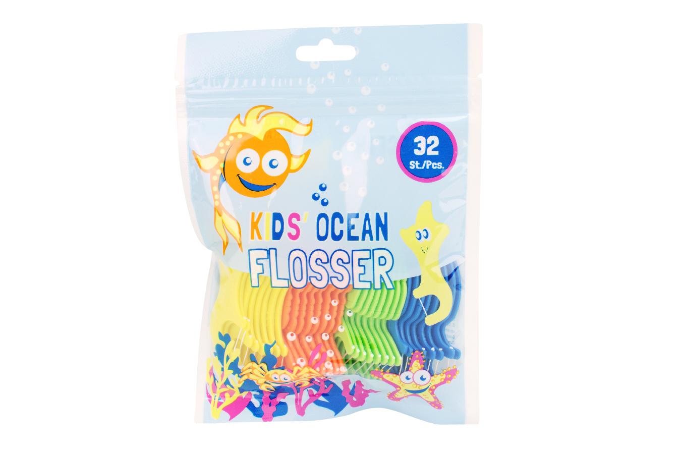 Kids Ocean Flosser Porte-fil dentaire 32pcs