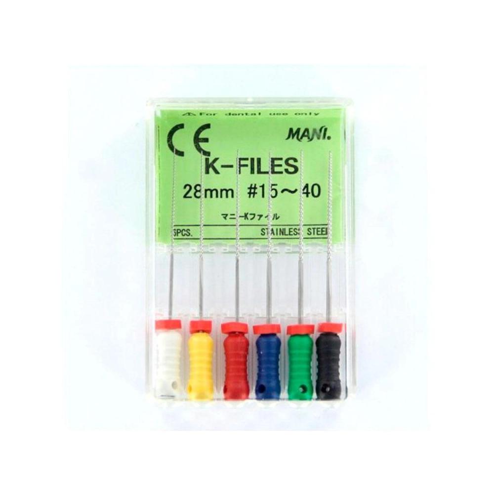 Mani K-limes 28 mm ISO no.15-40 6 pcs