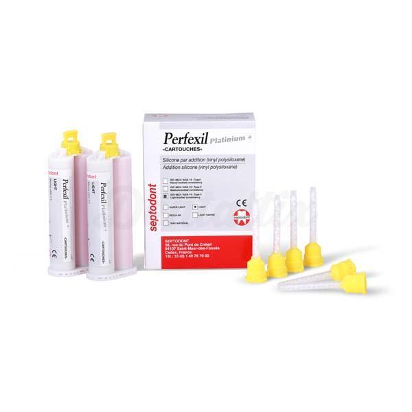 Perfexil Platinum : Cartouches de silicone d'addition (2x50ml)