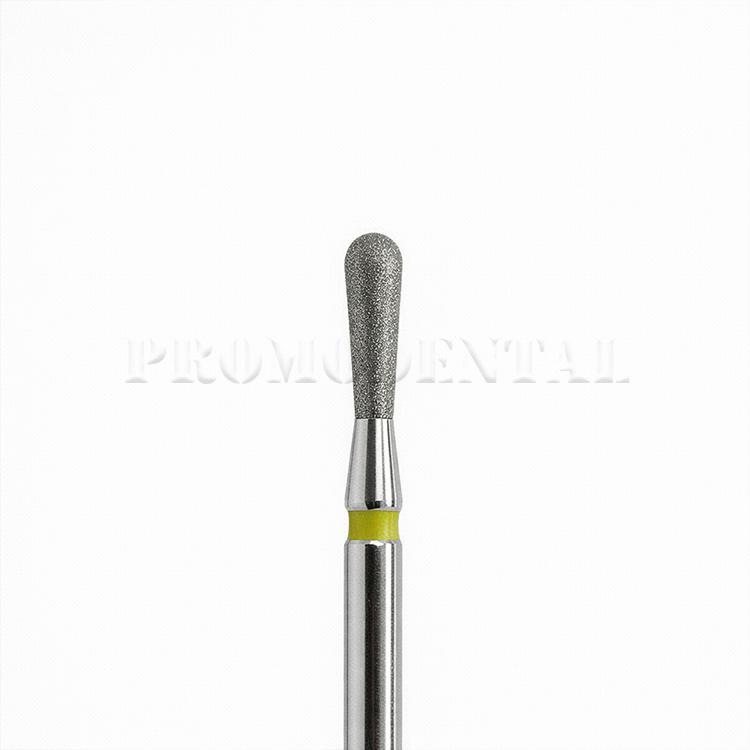 Fraise diamantée FG 240 (830) – poire – Grain jaune (extra-fin)