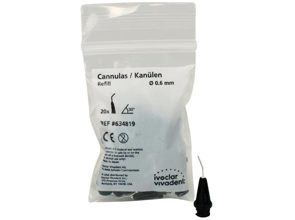 Canules Luerlock 0.6mm black / 20