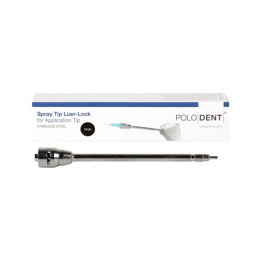 PoloDent Embout inox luer-lock large pour embout dapplication l'unité
