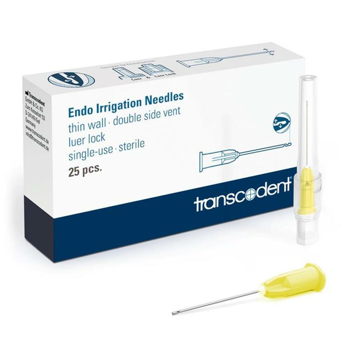 Transcodent Endo-Luer 30G 0,3x25mm jaune