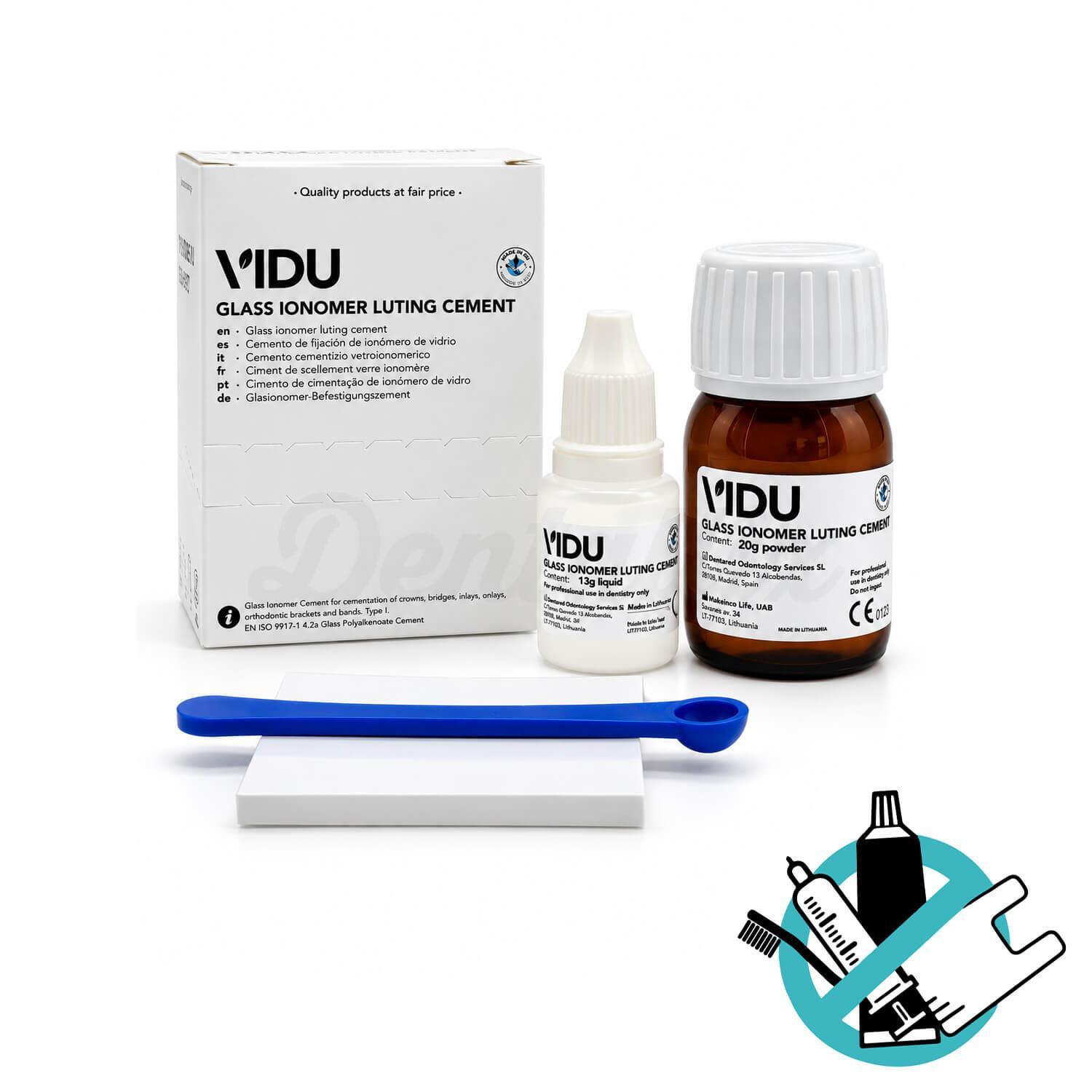 Verre ionomère pour cémentation (20 g de poudre + 13 g de liquide)
