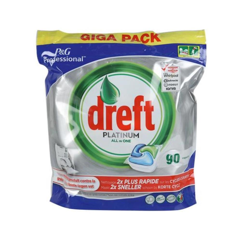 Dreft Professional tablettes pour lave-vaisselle Platinium Regular 75 pcs