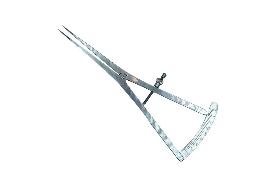 Schuifmaat Castroviejo lang 180mm schaal 0-40mm gebogen ref. 1021-10B
