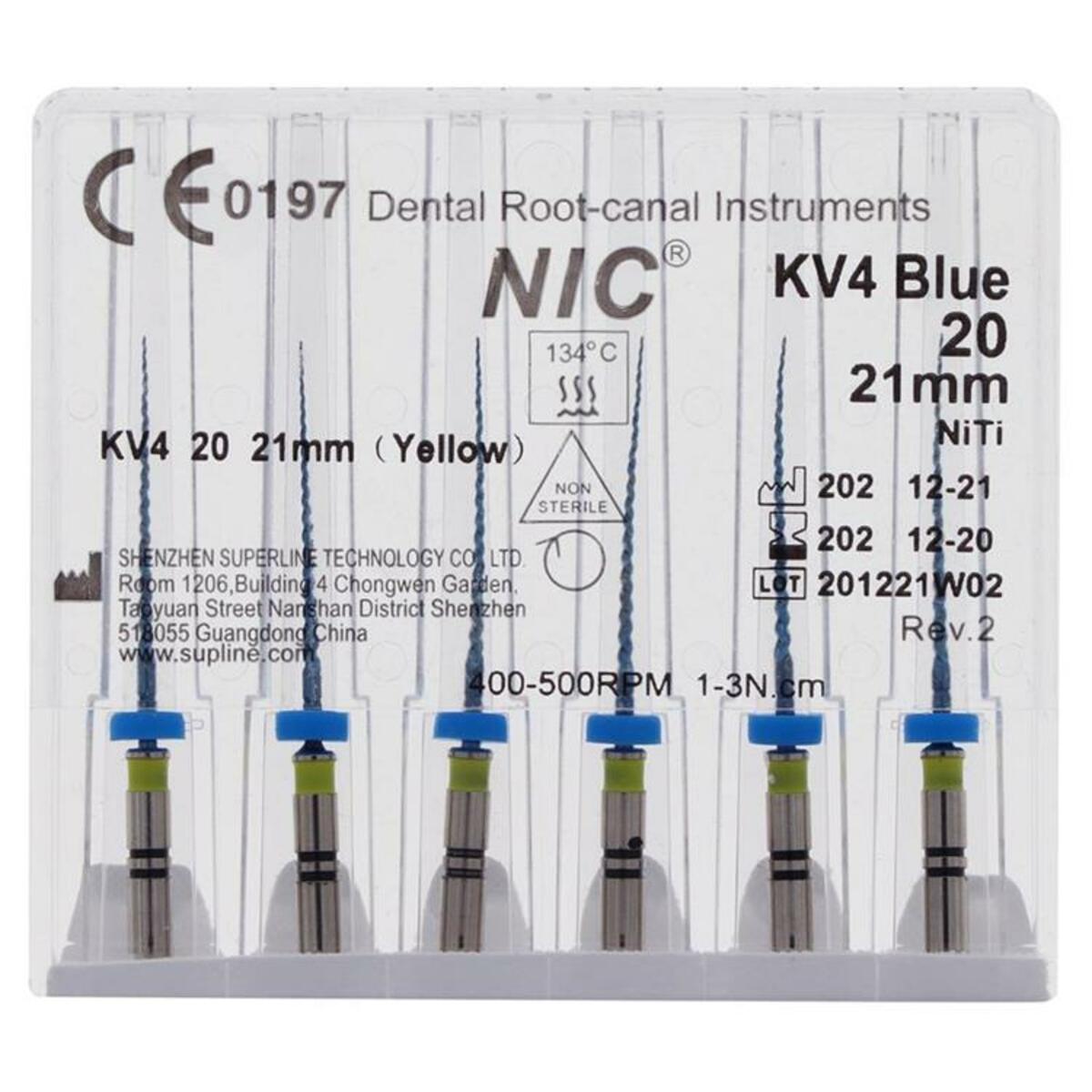 NIC® K-Pro file .04 / 21mm - ISO 20
