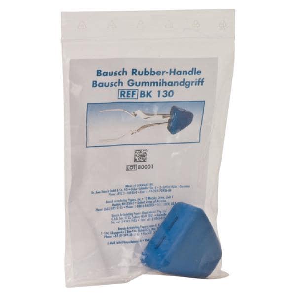 Fourchette d'occlusion souple - BK 130 Poignée en caoutchouc, bleu