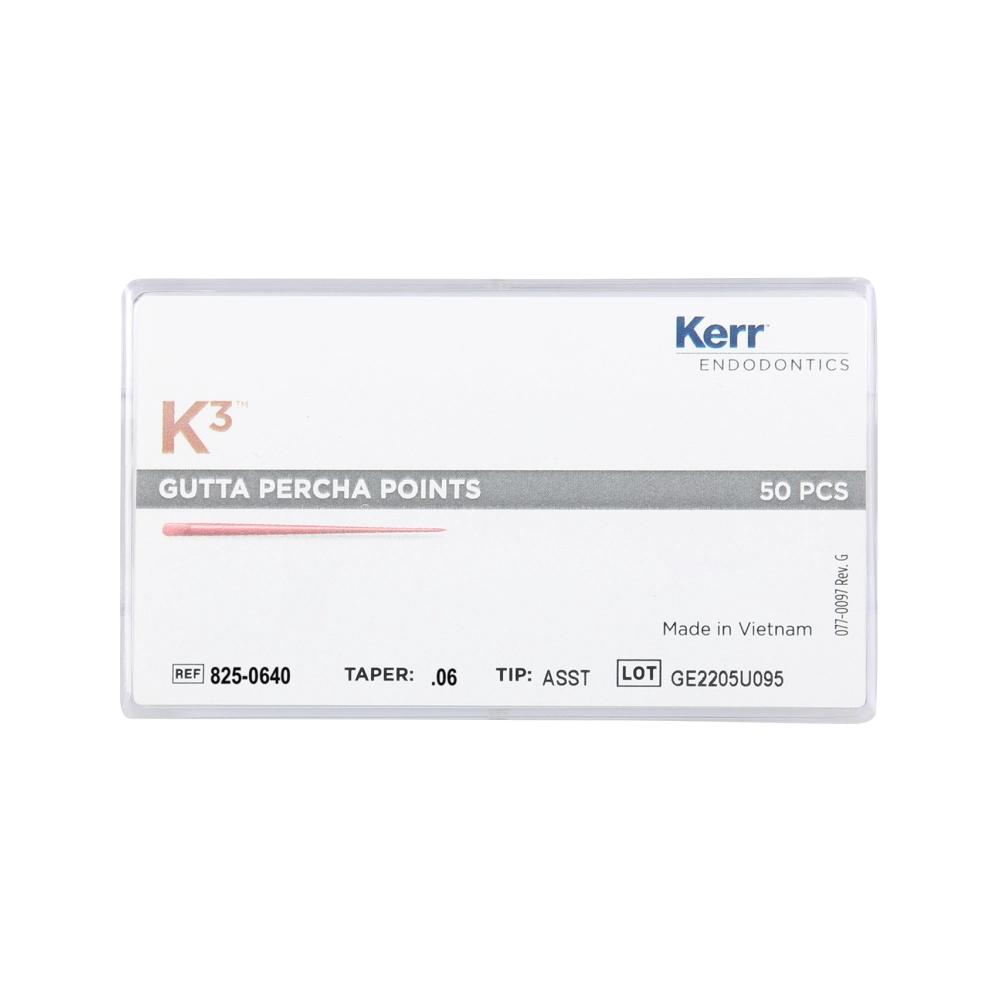 Kerr K3 Gutta Percha Points .06 no.40 50 pcs