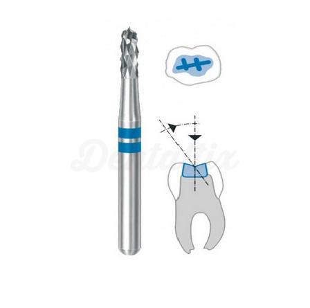 Fraise cylindrique ronde H32 en tungstène pour FG (5 pcs)