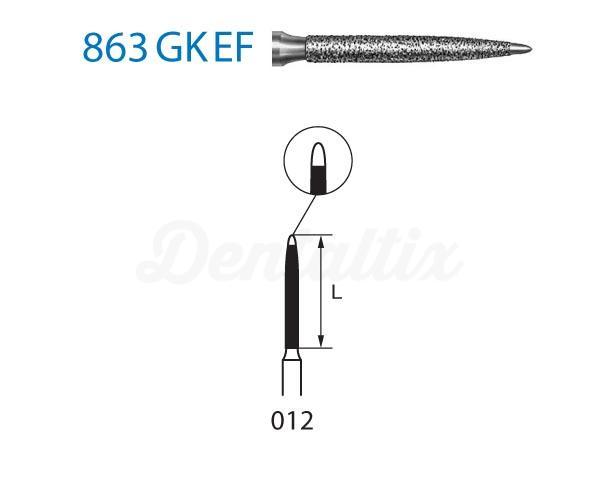 Diamantboor 63GKEF vlam FG (5 st.)