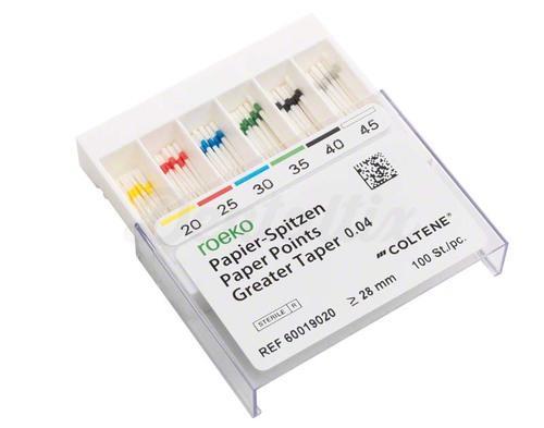 ROEKO Paper points greater taper 28mm - ISO 25