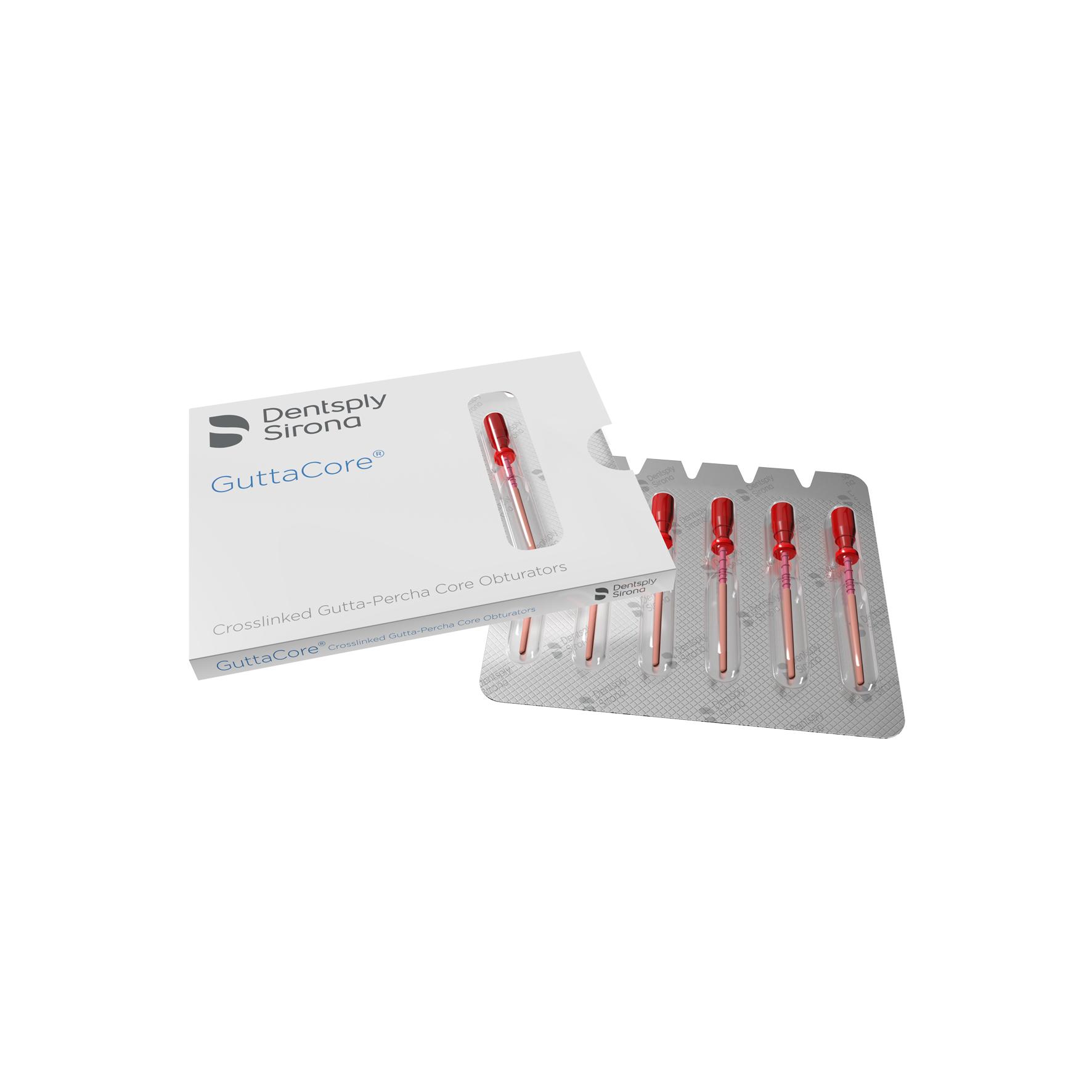 Dentsply GuttaCore obturateurs A1703B, tailles 020-060 (6 pcs)