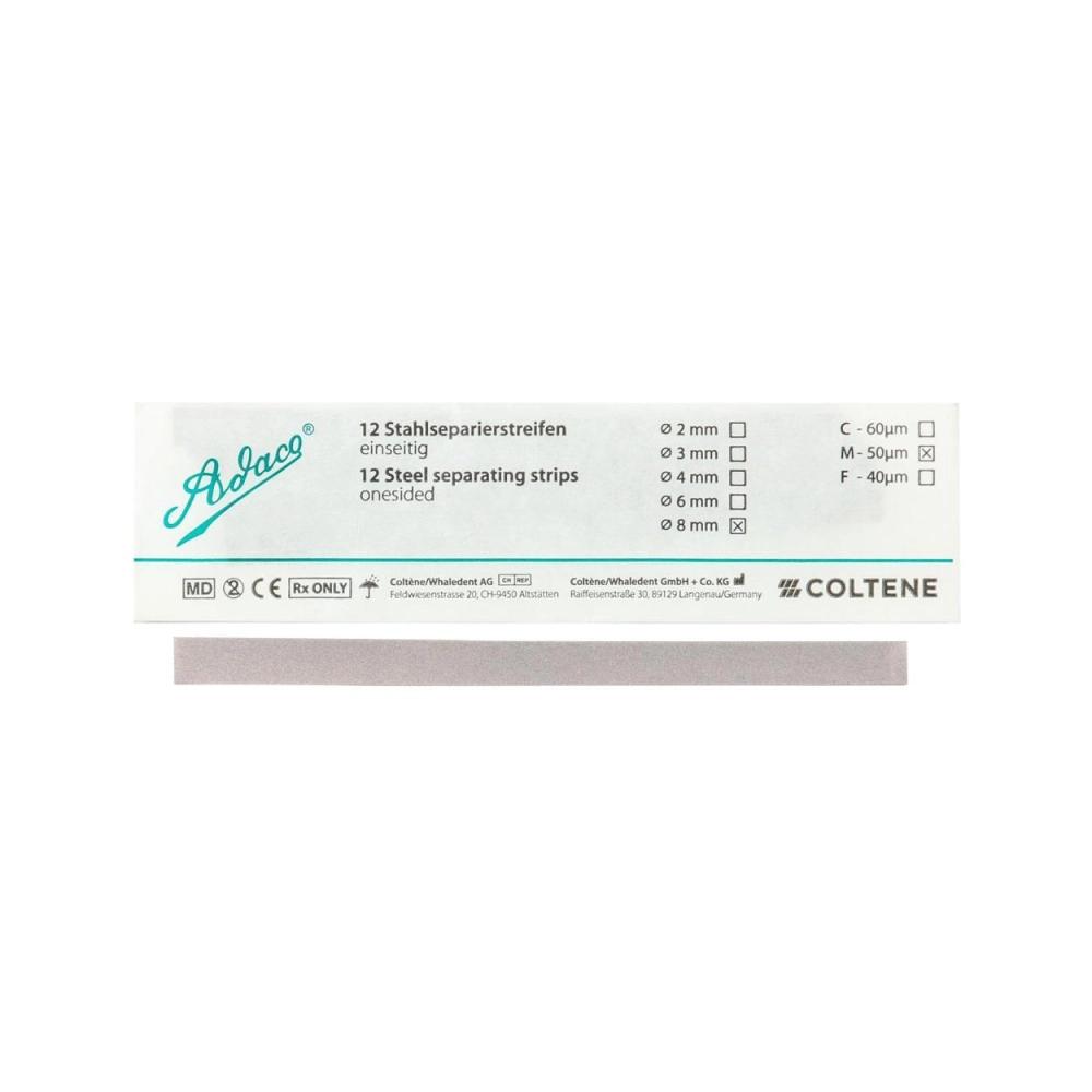 Coltene strips abrasifs en métal 8 mm 12 pcs