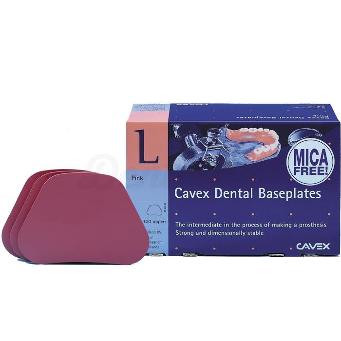 Basisplaten roze boven (100 st.)