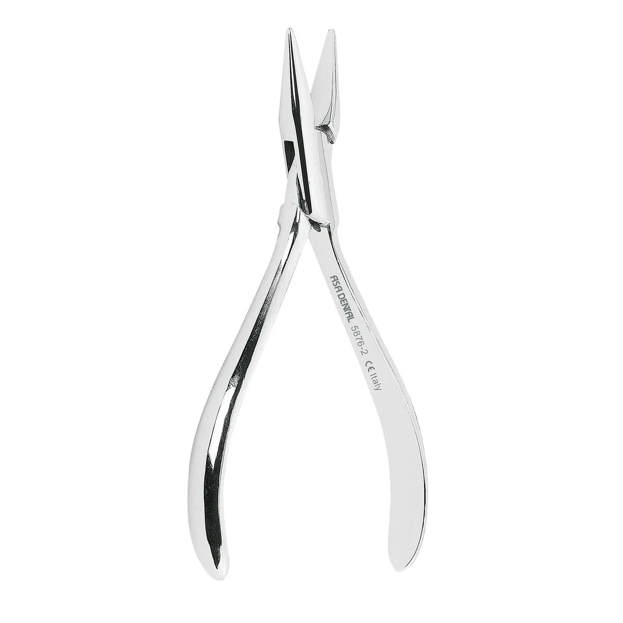 Pince orthodontique Asa Dental plate et lisse (13,5 cm)