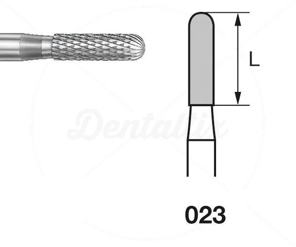 Fraise H129EF.104. PM Cylindrique Arrondie (5 pièces)
