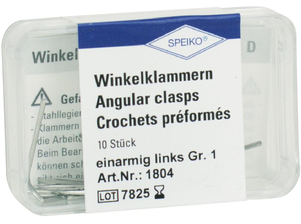 Hoekklemmen maat 1 links 10st
