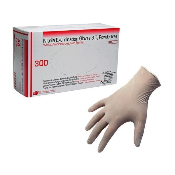 Gants en nitrile, blanc, non poudré