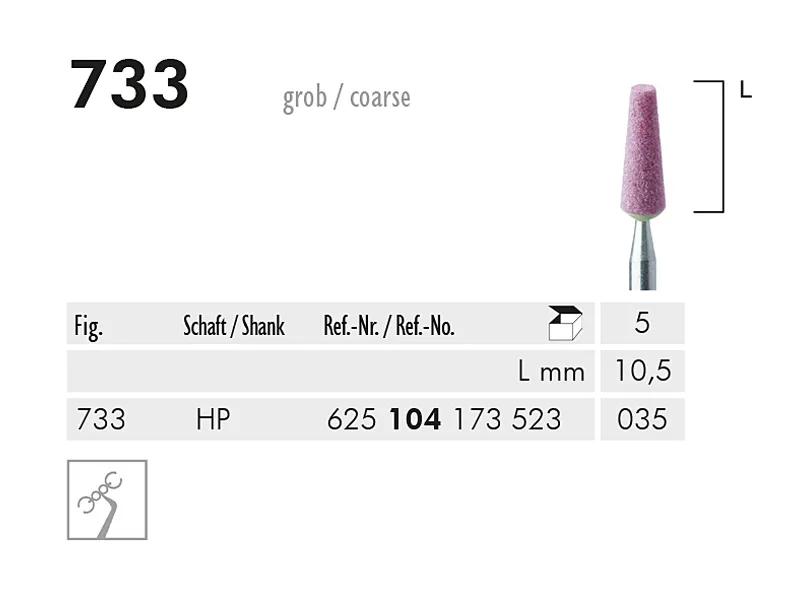 733 HP pointe à polir (pink, medium)