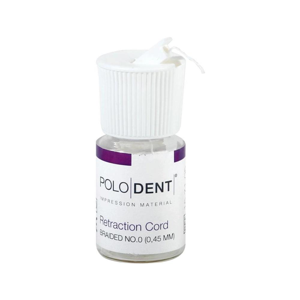 PoloDent Retractiedraad braided 0,45 mm nr.0 300 cm
