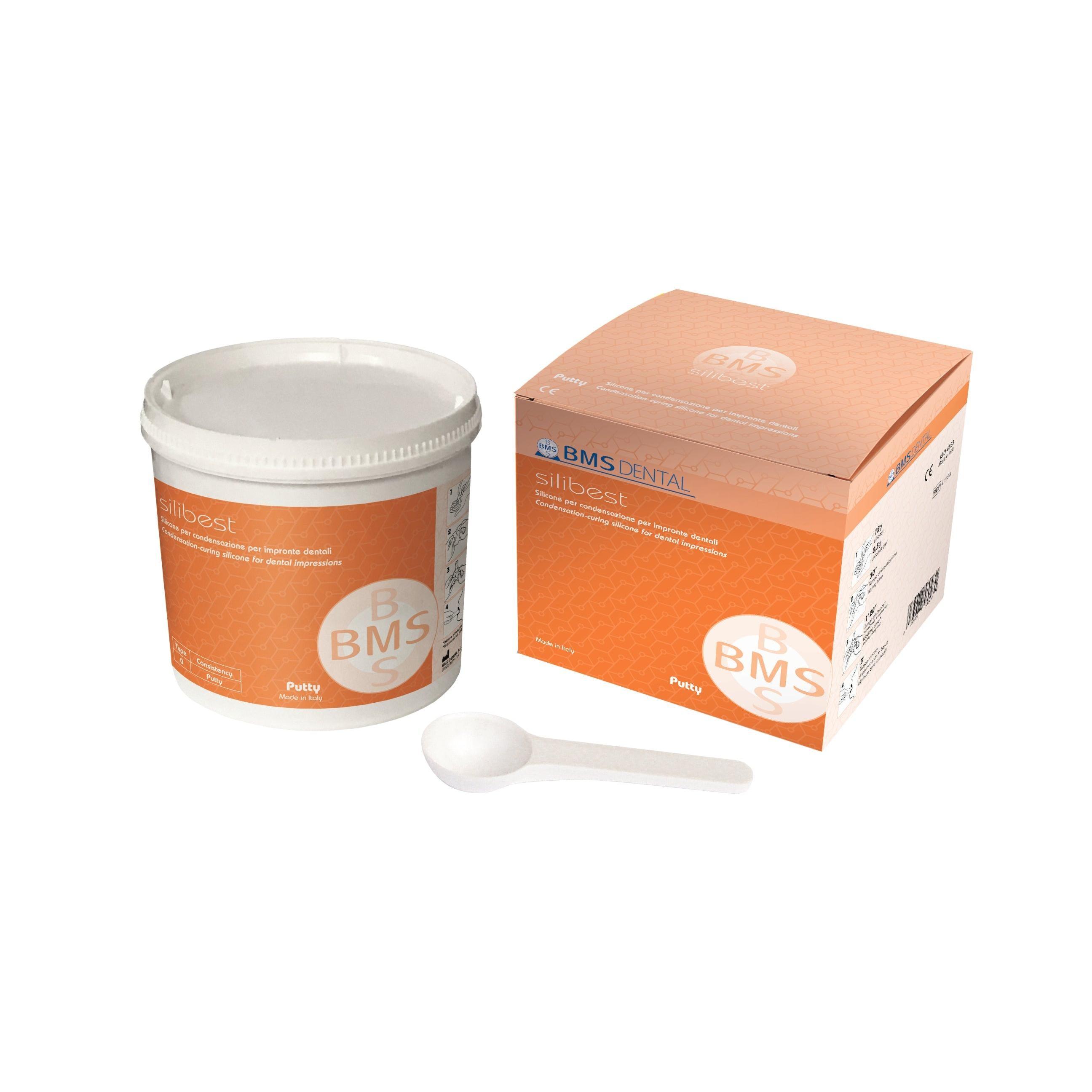 BMS Dental SILIBEST silicone par condensation pour premières empreintes (900 ml)
