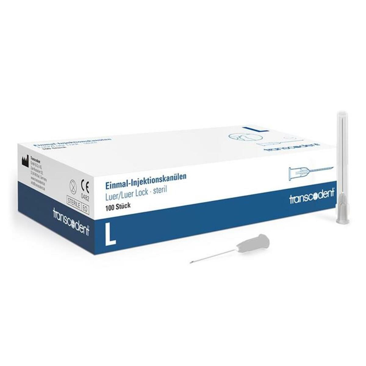 Transcodent Luer-Lock 27G 0,4x42mm gris