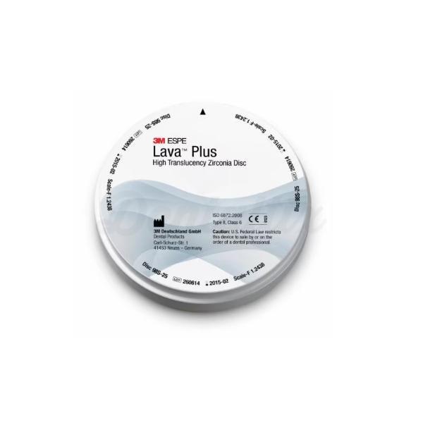 Lava Plus : Disques en zircone à haute translucidité (98 mm)