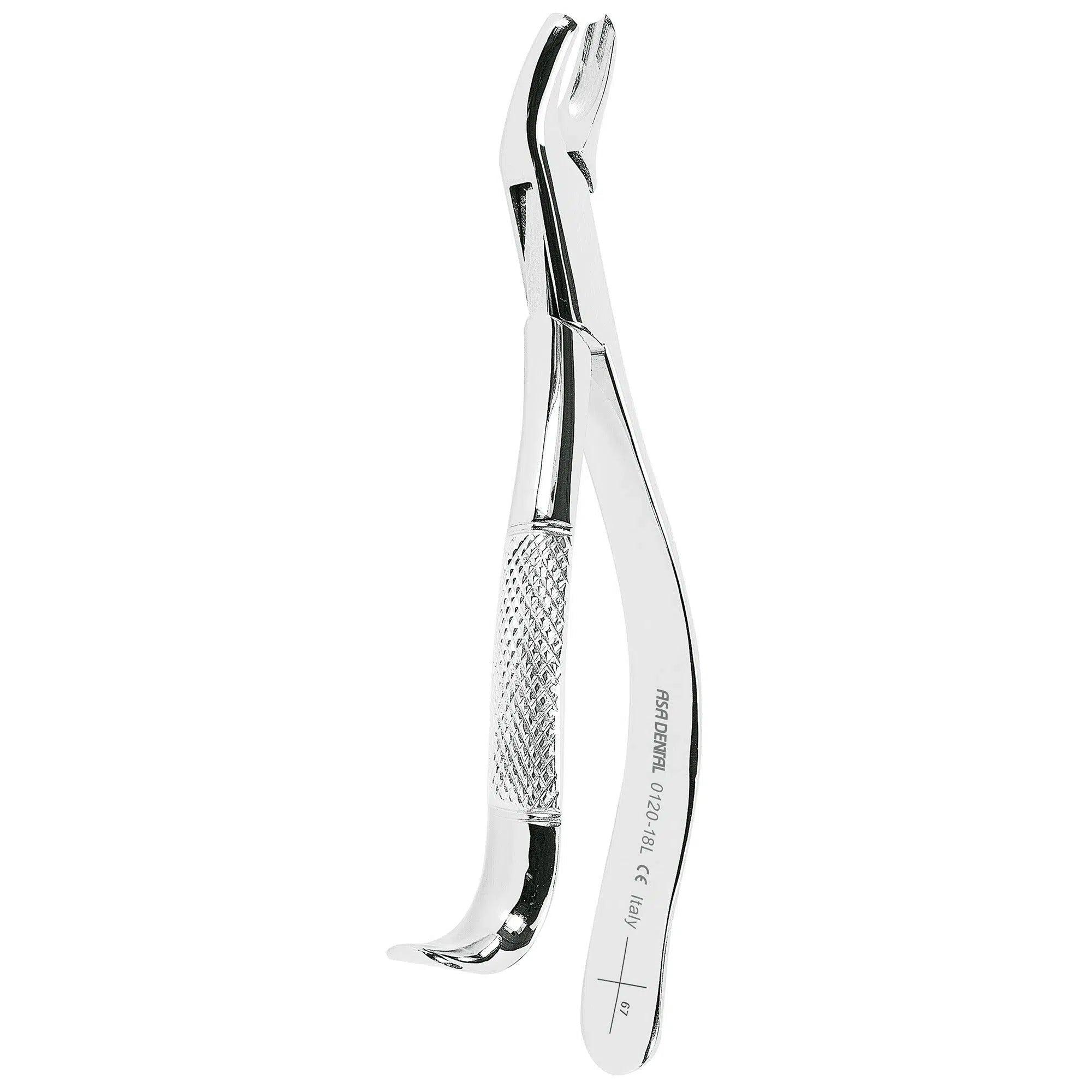 Davier américain Asa Dental #18L mors lisses (18 cm)