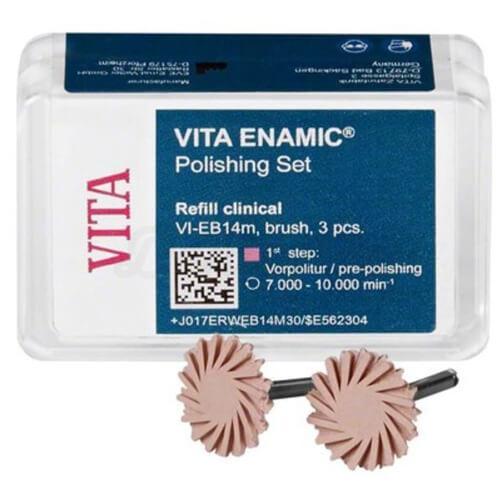 Pol Inst clin, Brush EB14m pre-pol (pink), 3P