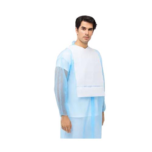 Bavoir jetable en cellulose et plastique