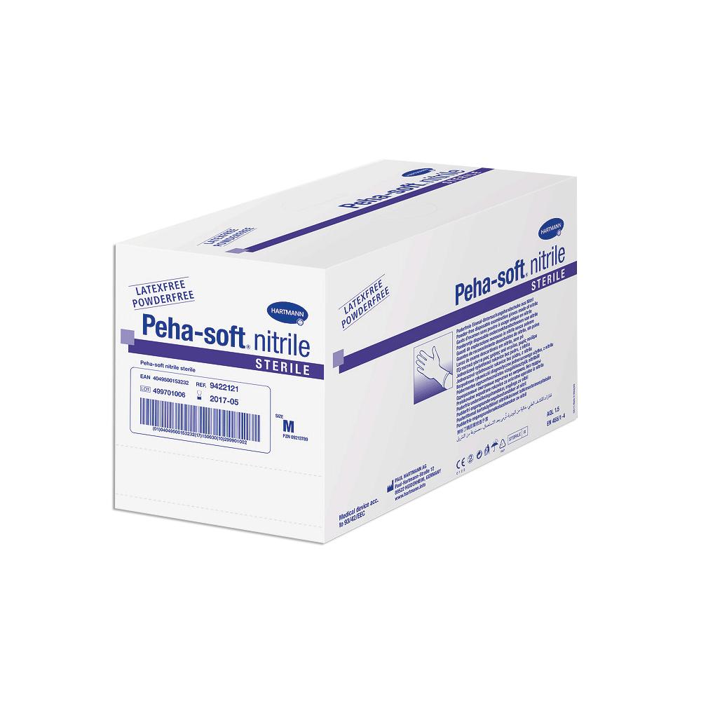 GANTS STERILES NITRILES PEHA-SOFT (50)