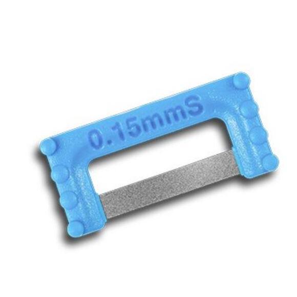 ContacEZ IPR Plus Widener Strip System simple face M/C 0,15 mm cyan (8 pcs)