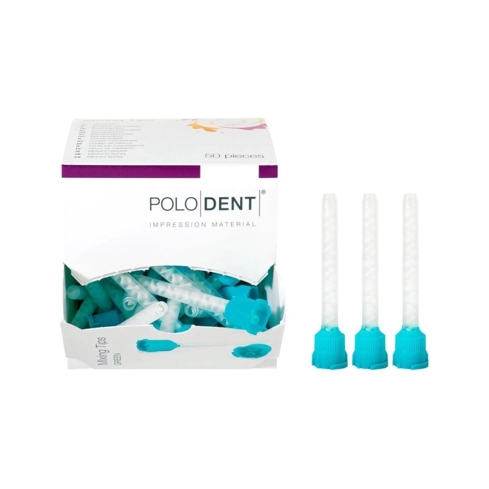 PoloDent Embouts de mélange vert 50 pcs