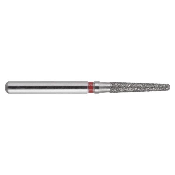 Fraises diamantées NeoDiamond FG - 198 conique ronde - ISO 016, fin (rouge), 10 pcs