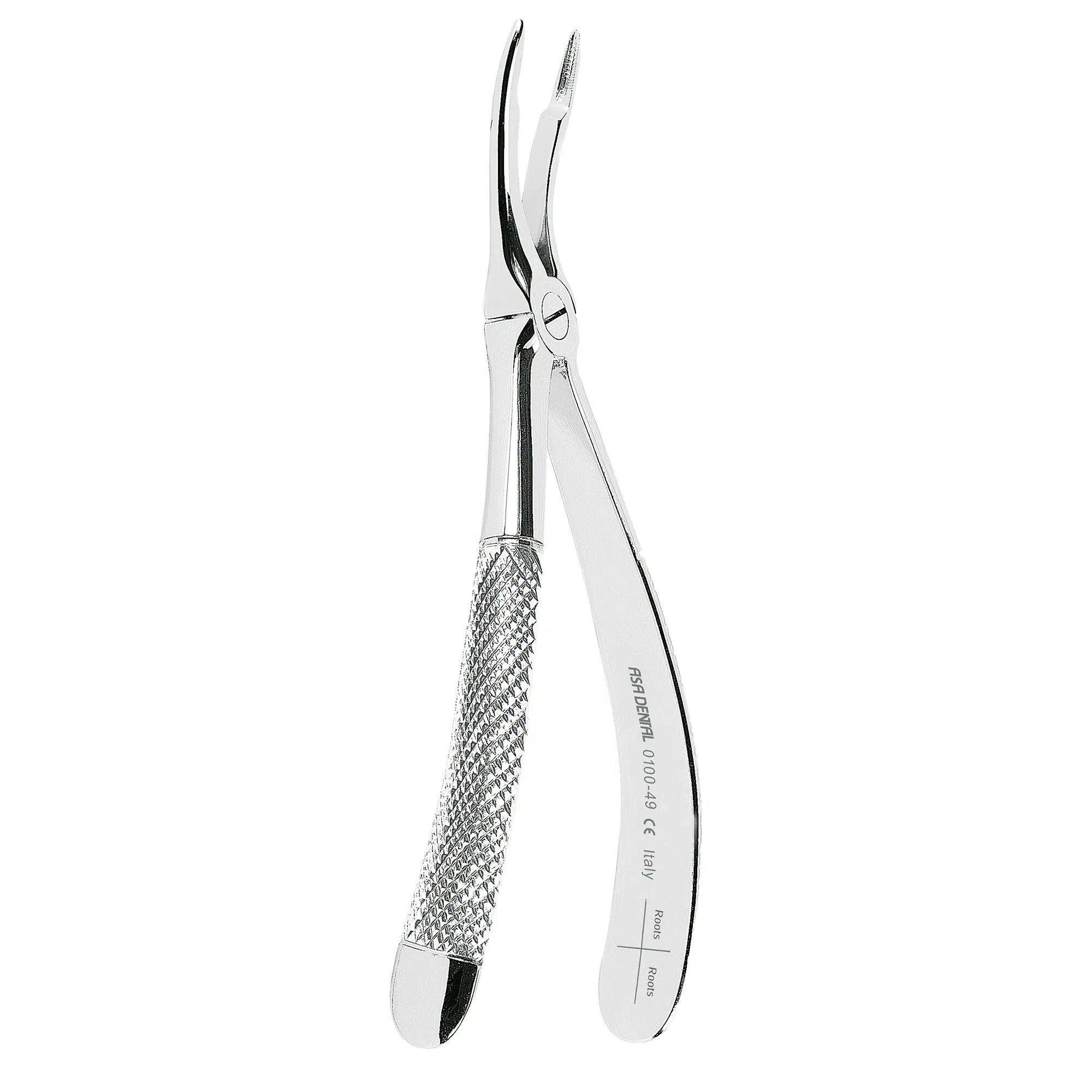 Asa Dental Extractietang #49 Gekartelde punt (19 cm)