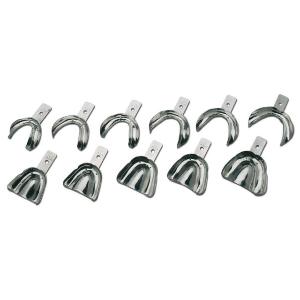 PORTE-EMPREINTES INOX - EDENTES TOTAUX (11)