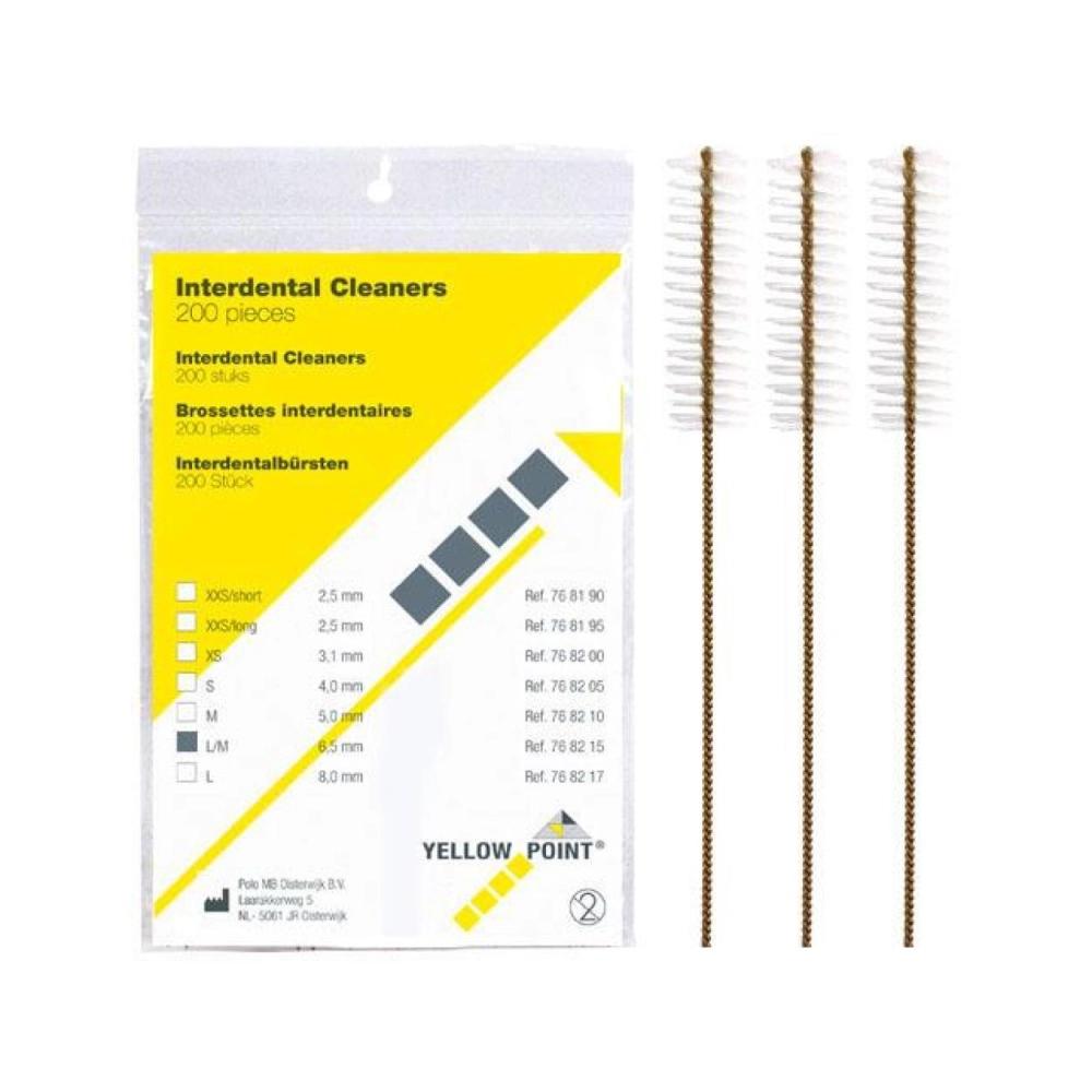 Yellow Point Interdental Cleaners medium/large (6,5 mm) 200 pcs